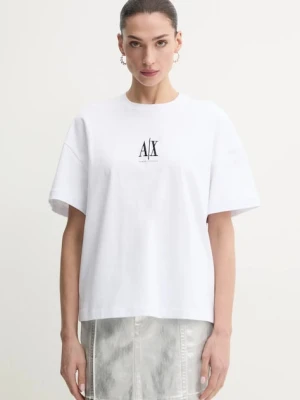 Armani Exchange t-shirt bawełniany biały