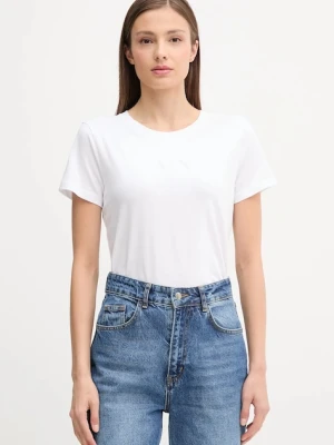 Armani Exchange t-shirt bawełniany biały
