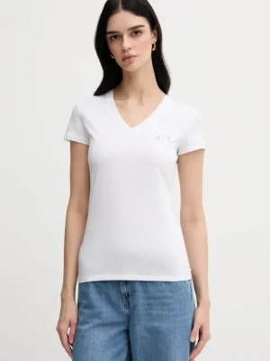 Armani Exchange t-shirt bawełniany damski kolor biały XW000521 AF10359