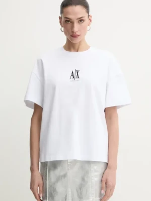 Armani Exchange t-shirt bawełniany damski kolor biały XW001182 AF15085