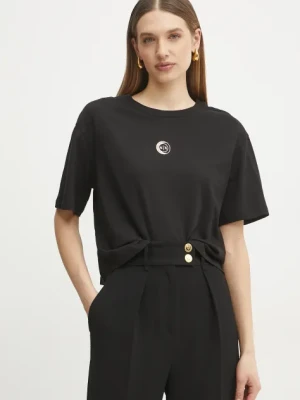 Armani Exchange t-shirt bawełniany damski kolor czarny XW000321 AF10356