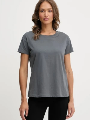 Armani Exchange t-shirt bawełniany damski kolor szary XW001356 AF10356