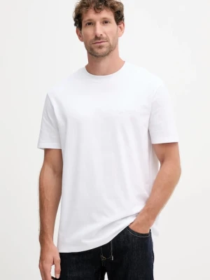 Armani Exchange t-shirt bawełniany męski kolor biały z nadrukiem XM001281 AF10361