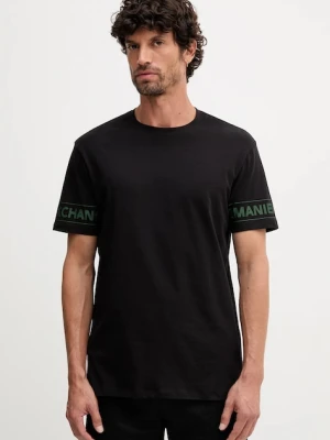 Armani Exchange t-shirt bawełniany męski kolor czarny z nadrukiem XM001437 AF10356