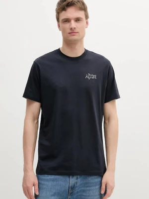 Armani Exchange t-shirt bawełniany męski kolor granatowy gładki XM000760 AF13106