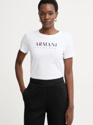 Armani Exchange T-shirt damski bawełniany