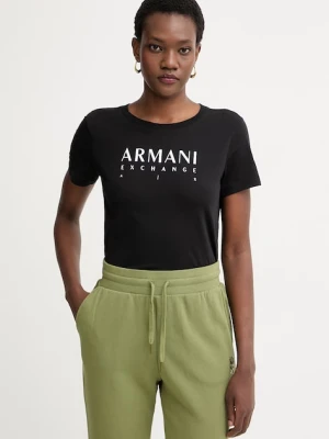 Armani Exchange T-shirt damski bawełniany
