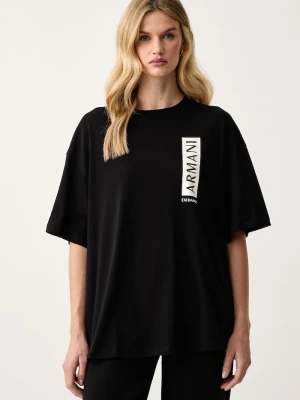 Armani Exchange T-shirt damski bawełniany czarny