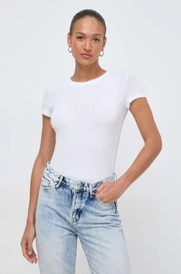 Armani Exchange t-shirt damski kolor biały 3DYT48 YJETZ