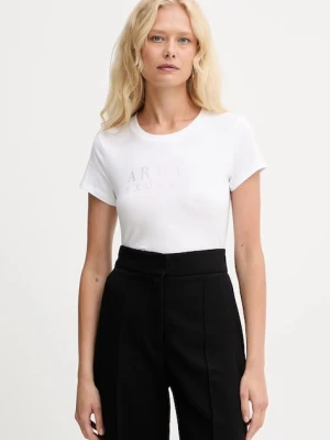 Armani Exchange t-shirt damski kolor biały XW001349 AF17173