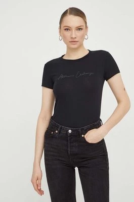 Armani Exchange t-shirt damski kolor czarny 3DYT27 YJDTZ