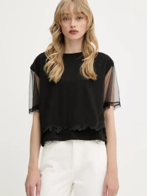 Armani Exchange t-shirt damski kolor czarny XW000541 AF10359