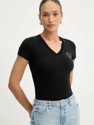 Armani Exchange t-shirt damski kolor czarny XW000606 AF10355