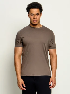Armani Exchange T-shirt | Extra slim fit brązowy