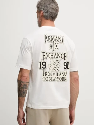 Armani Exchange t-shirt męski bawełniany