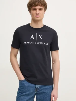Armani Exchange t-shirt męski kolor granatowy 8NZTCJ Z8H4Z NOS