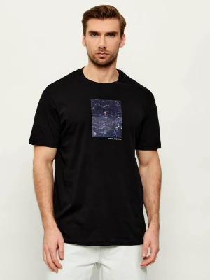 Armani Exchange T-shirt | Regular Fit czarny