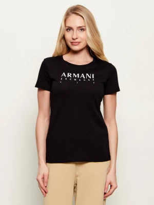 Armani Exchange T-shirt | Regular Fit czarny