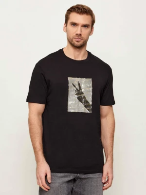 Armani Exchange T-shirt | Regular Fit czarny