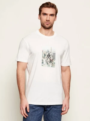 Armani Exchange T-shirt | Regular Fit biały