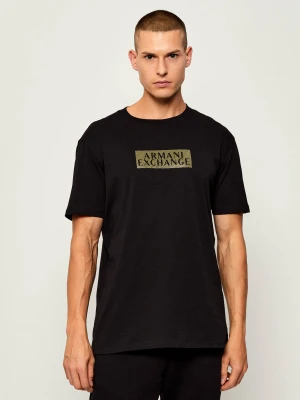 Armani Exchange T-shirt | Regular Fit czarny