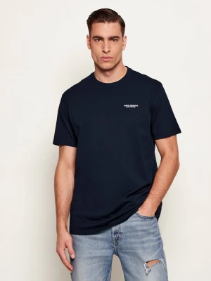 Armani Exchange T-shirt | Regular Fit granatowy