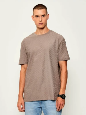 Armani Exchange T-shirt | Regular Fit beżowy