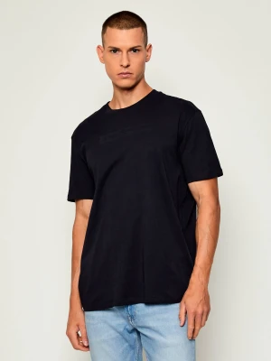 Armani Exchange T-shirt | Regular Fit granatowy