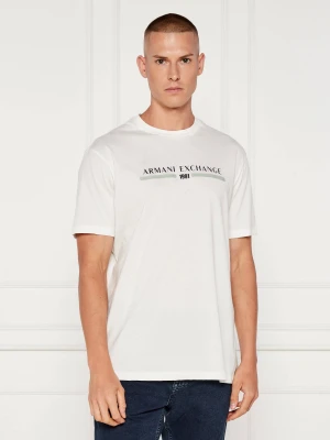 Armani Exchange T-shirt | Regular Fit biały