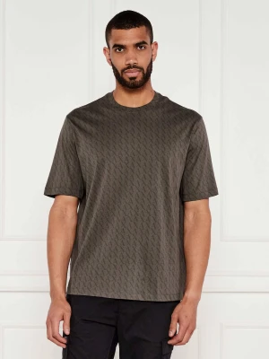 Armani Exchange T-shirt | Regular Fit brązowy