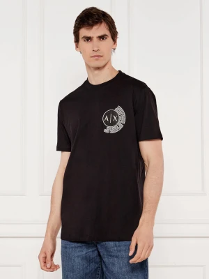 Armani Exchange T-shirt | Regular Fit czarny