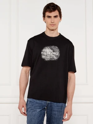 Armani Exchange T-shirt | Regular Fit czarny