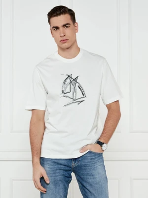 Armani Exchange T-shirt | Regular Fit biały