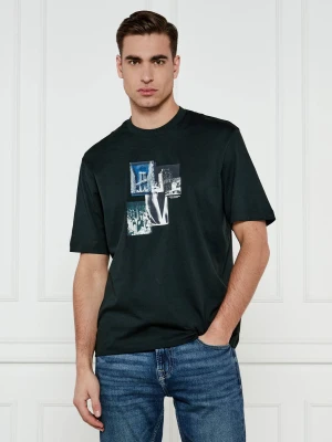 Armani Exchange T-shirt | Regular Fit zielony