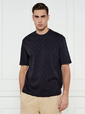 Armani Exchange T-shirt | Regular Fit granatowy