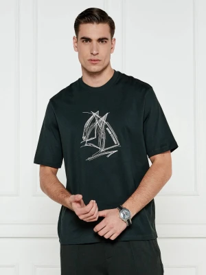 Armani Exchange T-shirt | Regular Fit zielony