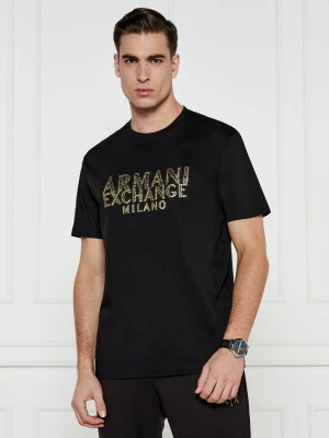 Armani Exchange T-shirt | Regular Fit czarny