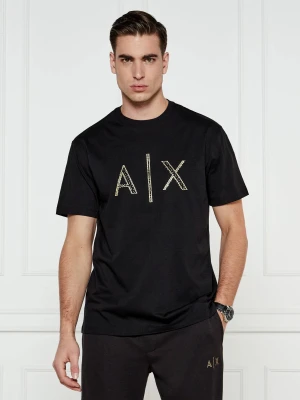 Armani Exchange T-shirt | Regular Fit czarny