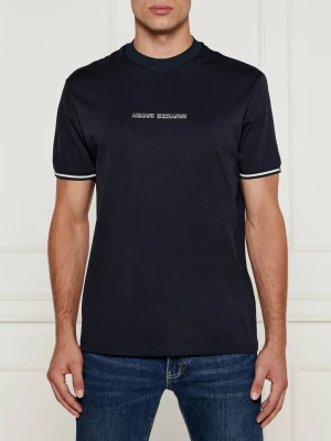 Armani Exchange T-shirt | Regular Fit granatowy