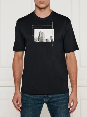 Armani Exchange T-shirt | Regular Fit czarny