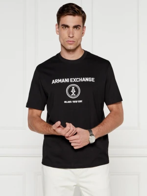 Armani Exchange T-shirt | Regular Fit czarny