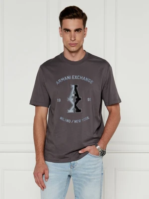 Armani Exchange T-shirt | Regular Fit szary