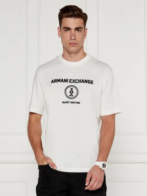 Armani Exchange T-shirt | Regular Fit biały