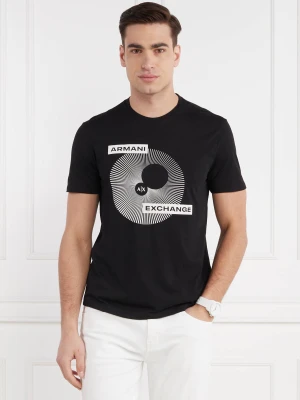 Armani Exchange T-shirt | Regular Fit czarny