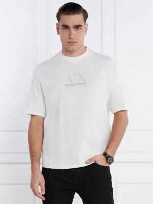 Armani Exchange T-shirt | Regular Fit biały