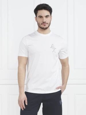 Armani Exchange T-shirt | Regular Fit biały