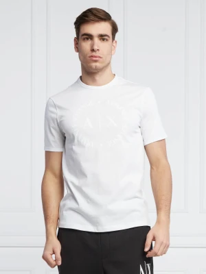 Armani Exchange T-shirt | Regular Fit biały