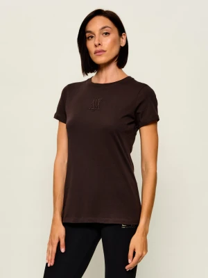 Armani Exchange T-shirt | Regular Fit brązowy