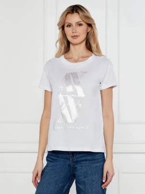 Armani Exchange T-shirt | Relaxed fit biały
