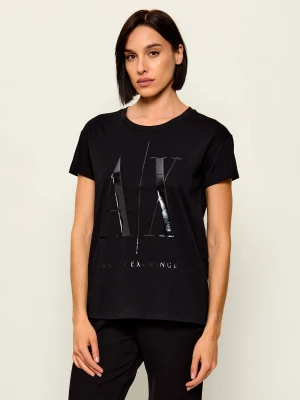 Armani Exchange T-shirt | Relaxed fit czarny